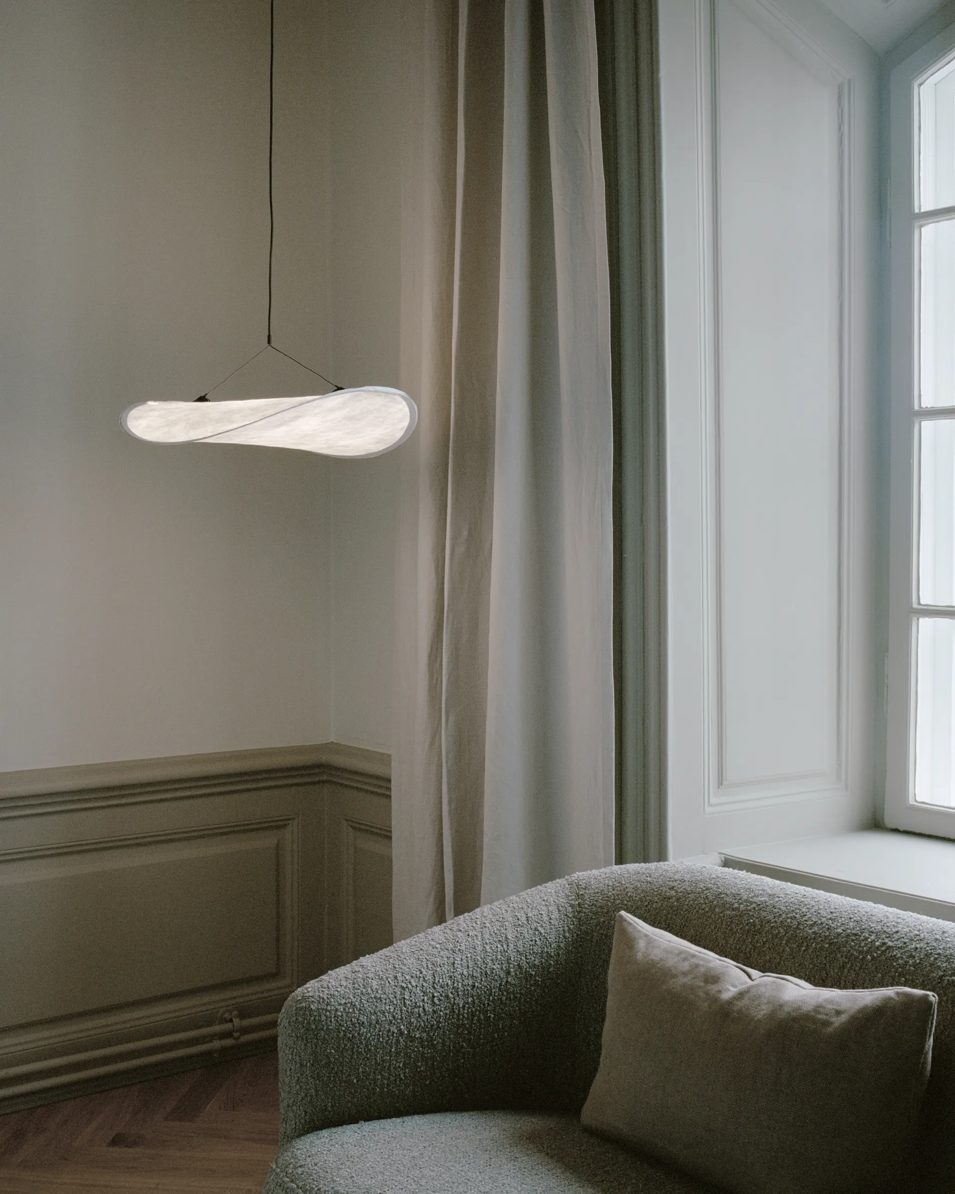 Tense 吊灯 薯片灯/云朵灯 , 白色, Ø55 cm New Works