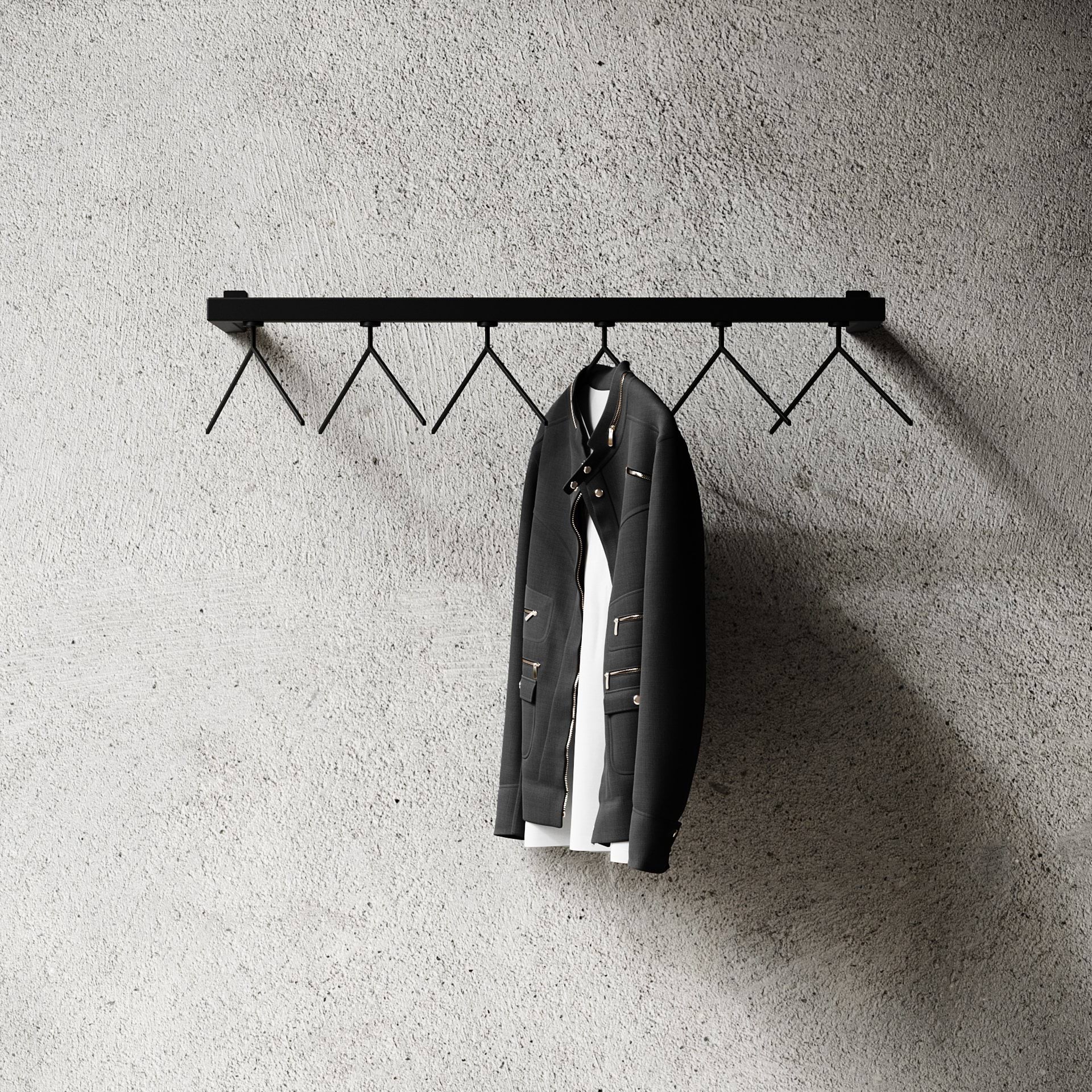 Nichba HangSys 衣帽架, 黑色，100cm Nichba