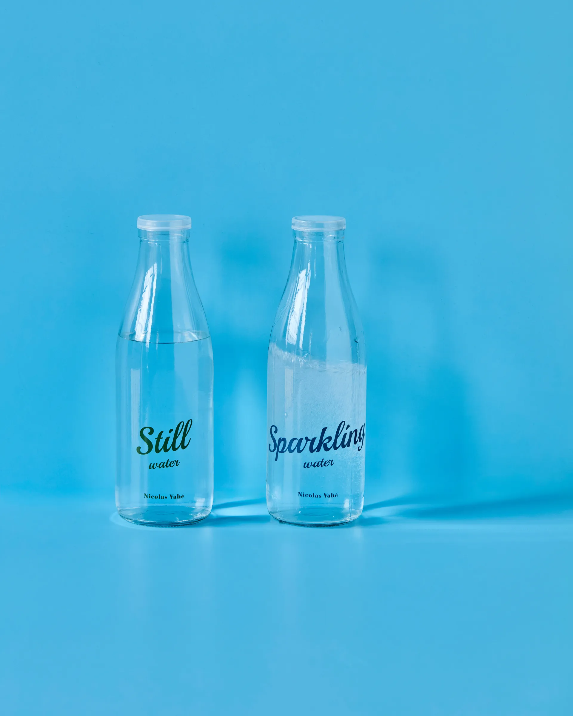 Bottle （含盖子） 1 L, 2件, Still-Sparkling Nicolas Vahé