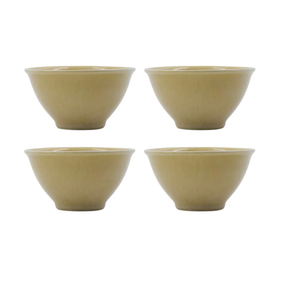 Hala 碗 Ø12cm 4件装, 黄色 Nicolas Vahé
