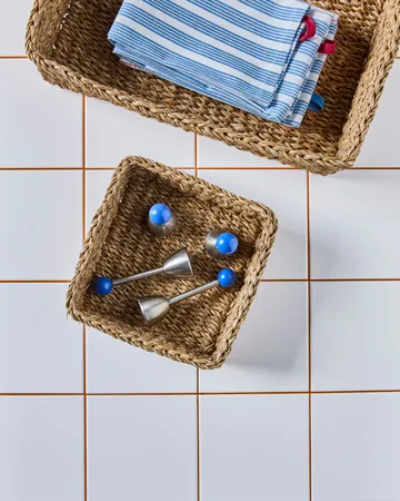 Naba 储物篮 - 原色/自然色, 21x21 cm - Nicolas Vahé