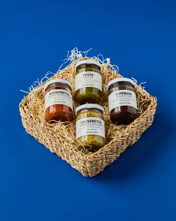 Naba 储物篮 - 原色/自然色, 21x21 cm - Nicolas Vahé