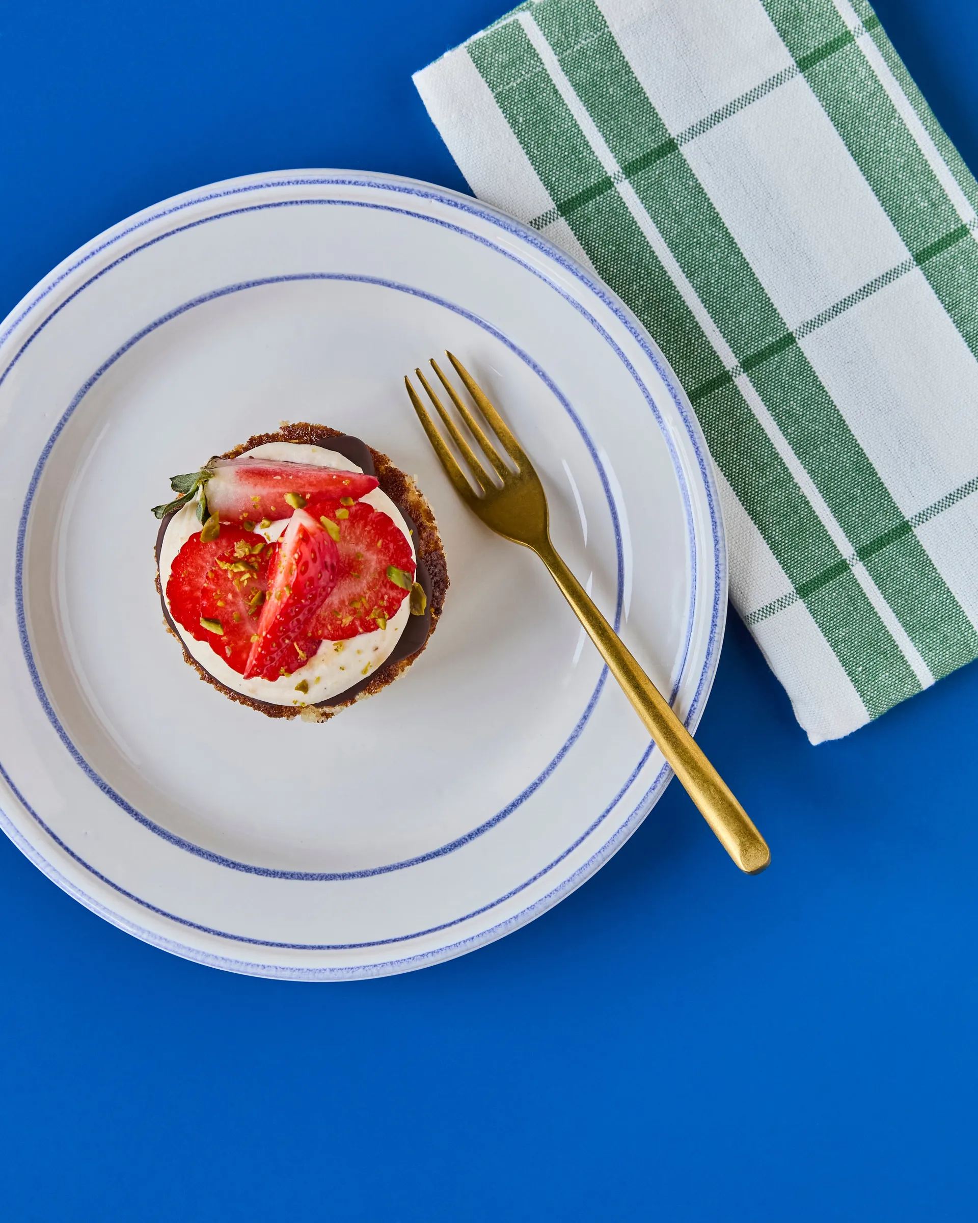 Nicolas Vahé cake 叉子 四件套装, Antique 金色 finish Nicolas Vahé