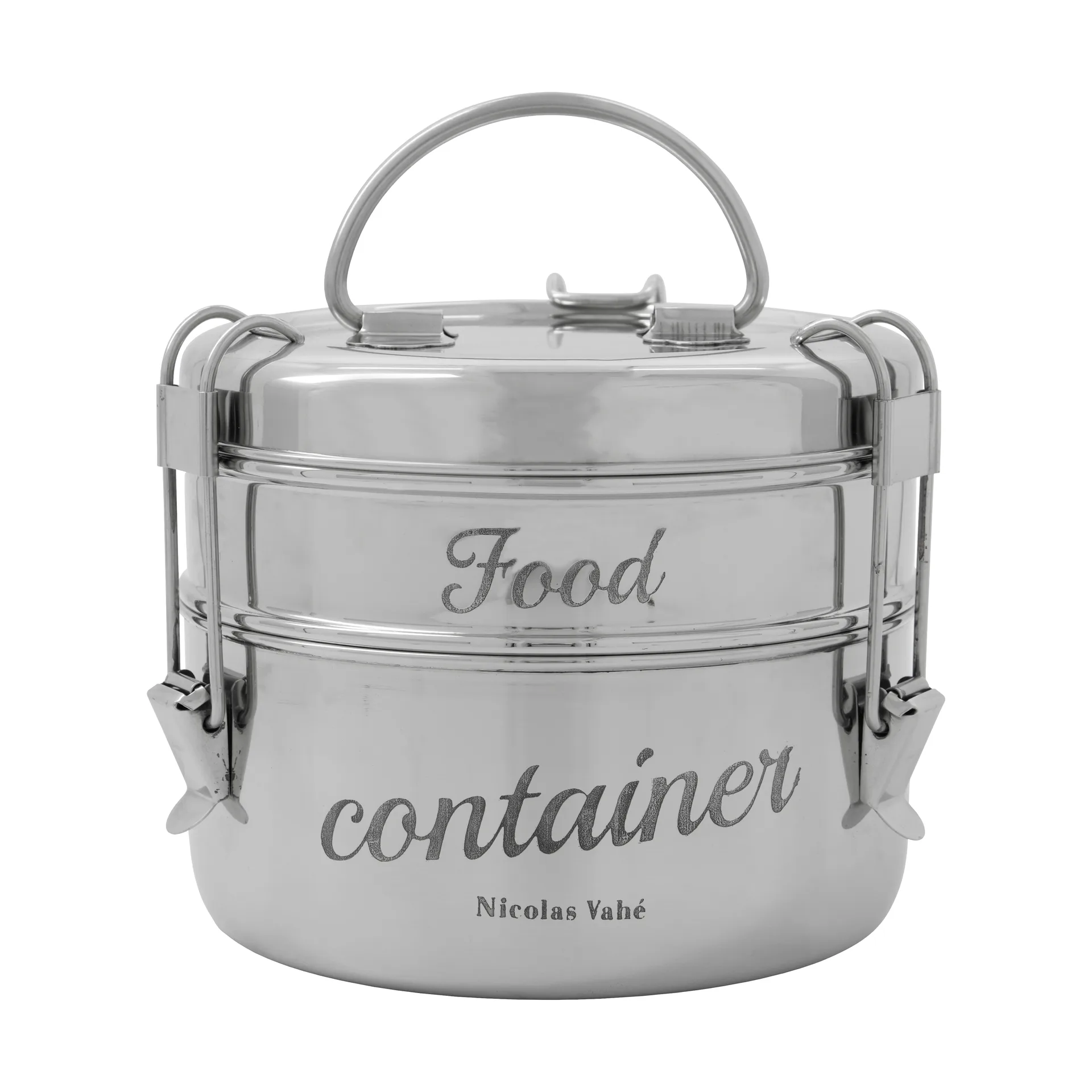 Nicolas Vahé lunchbox 2件, 银色 finish, Ø18 cm Nicolas Vahé