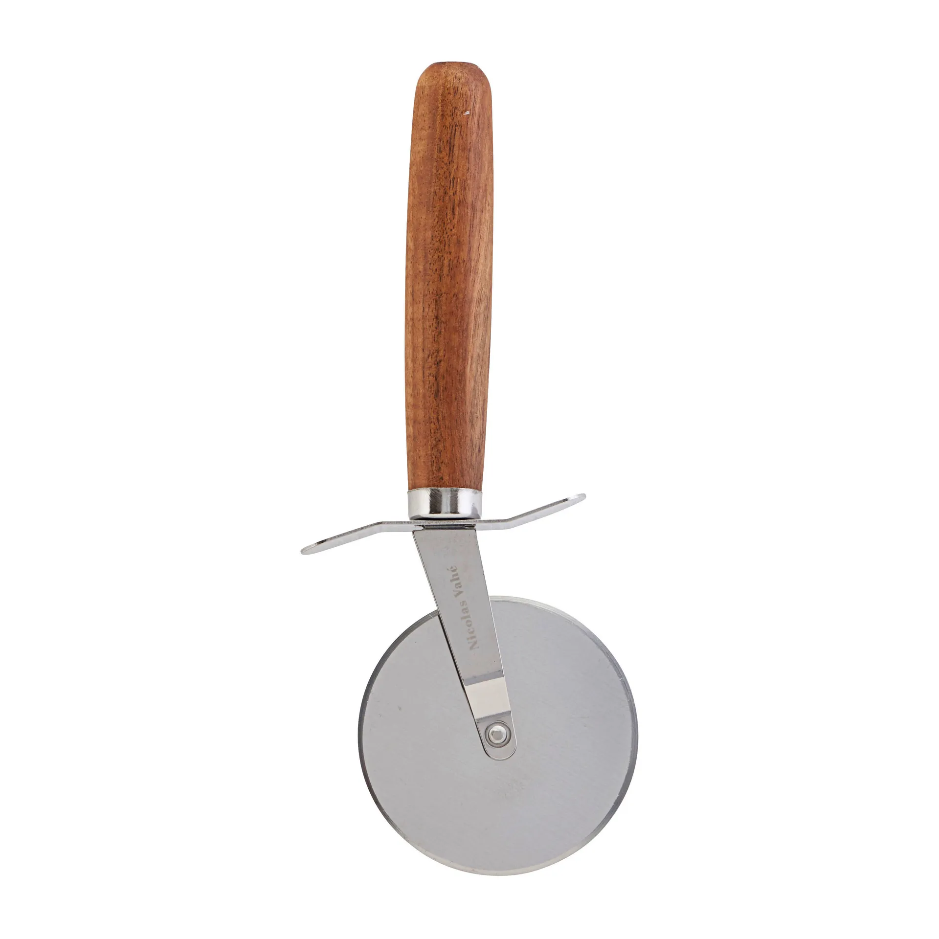 Nicolas Vahé pizza cutter, 不锈钢-acacia Nicolas Vahé