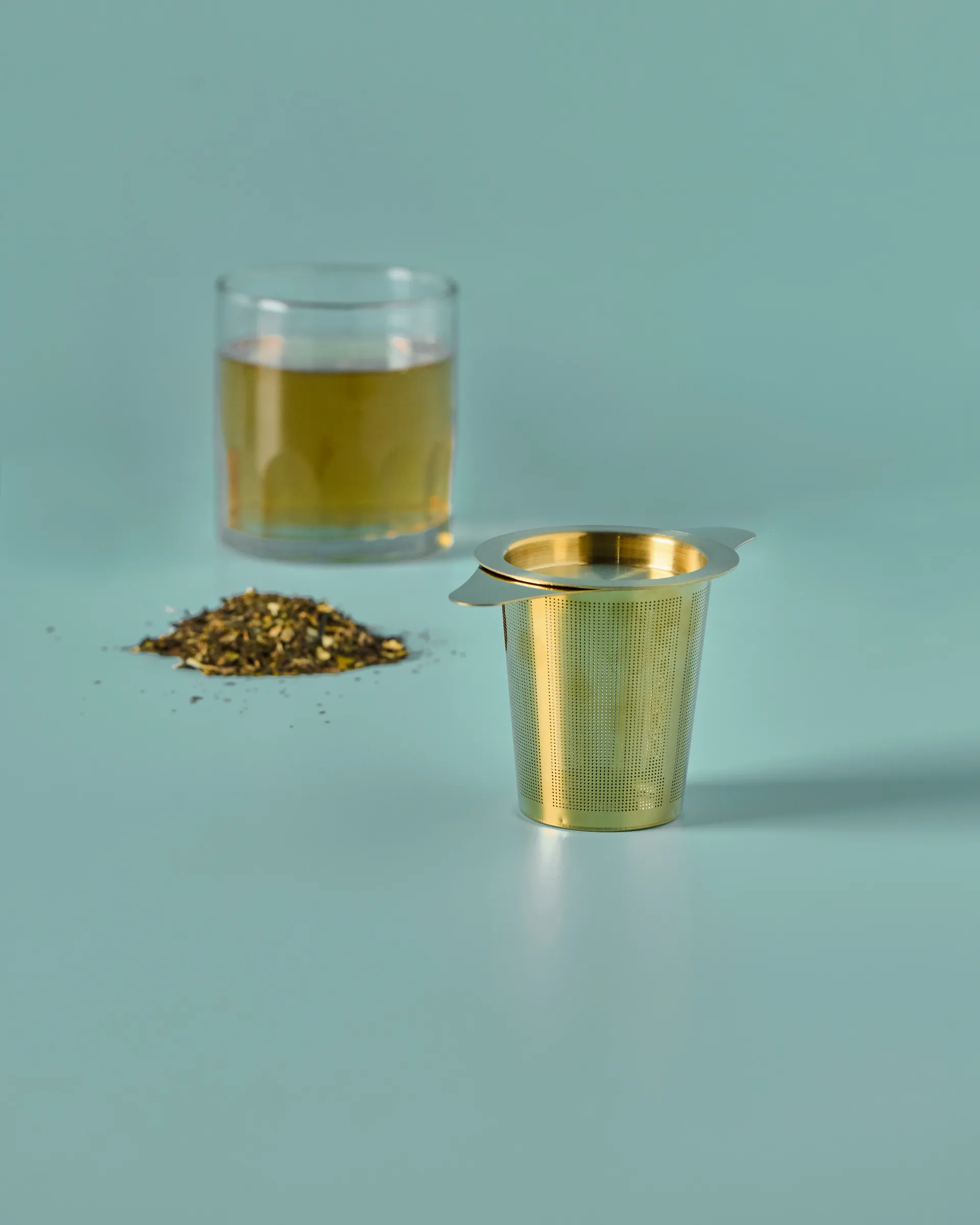 Nicolas Vahé tea 过滤器, Golden finish Nicolas Vahé