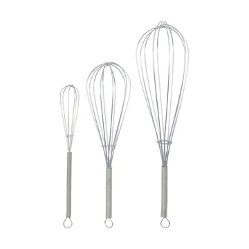Nicolas Vahé whisks 3件 - 银色 finish - Nicolas Vahé