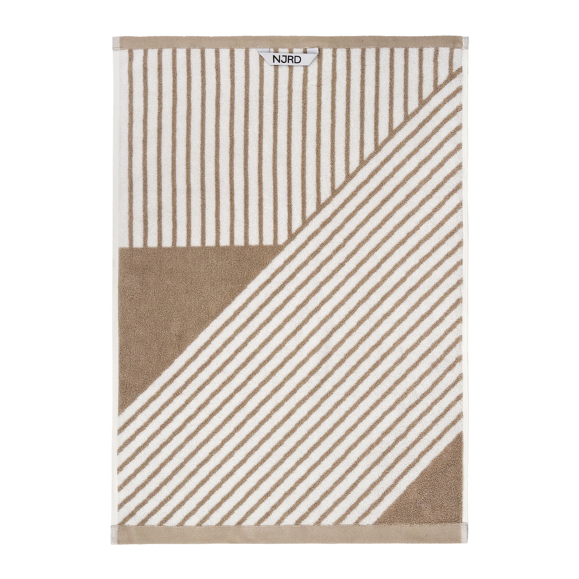 条纹毛巾50x70cm, 米色 NJRD