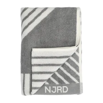 条纹毛巾50x70cm - 灰色 - NJRD