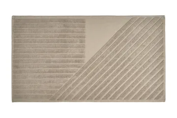 条纹浴室地垫50x90cm - 米色 - NJRD