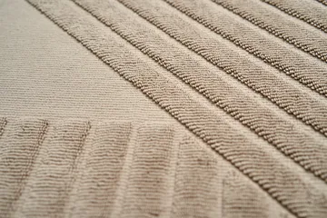 条纹浴室地垫50x90cm - 米色 - NJRD