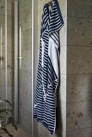 条纹浴巾70x140cm - 蓝色 - NJRD