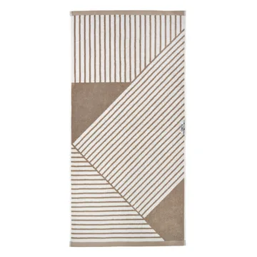 条纹浴巾70x140cm - 米色 - NJRD