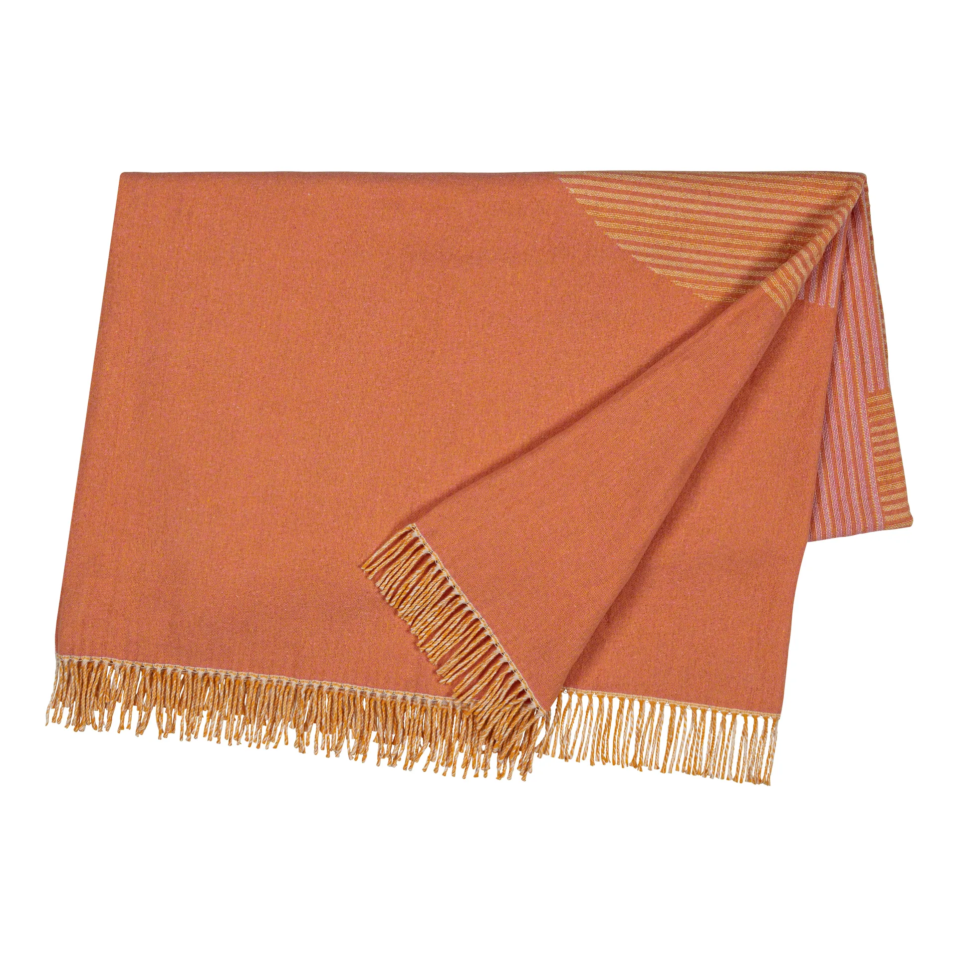 Circles 相交圆棉毯 130x185 cm, 天然白 NJRD