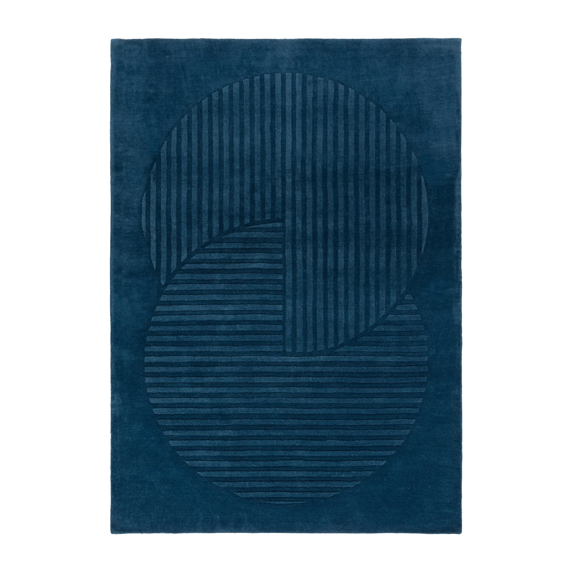 Levels Circles 羊毛地毯, Blue, 170x240 cm NJRD