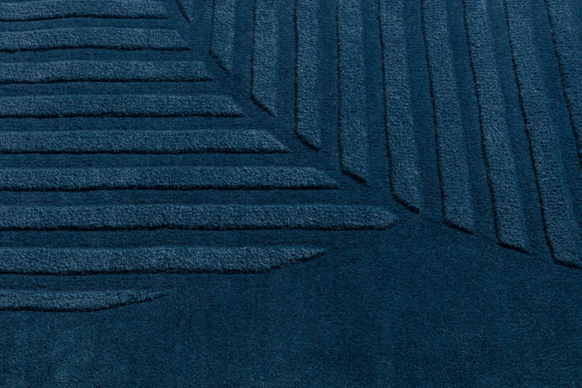 Levels Circles 羊毛地毯, Blue, 170x240 cm NJRD