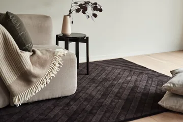Levels Stripes 羊毛地毯 - Brown, 170x240 cm - NJRD