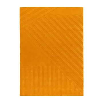 Levels Stripes 羊毛地毯 - Yellow, 170x240 cm - NJRD