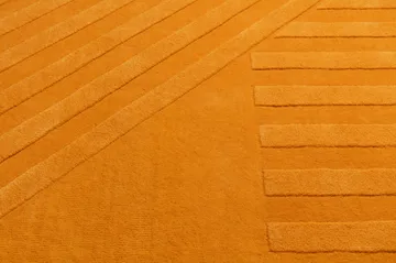 Levels Stripes 羊毛地毯 - Yellow, 170x240 cm - NJRD
