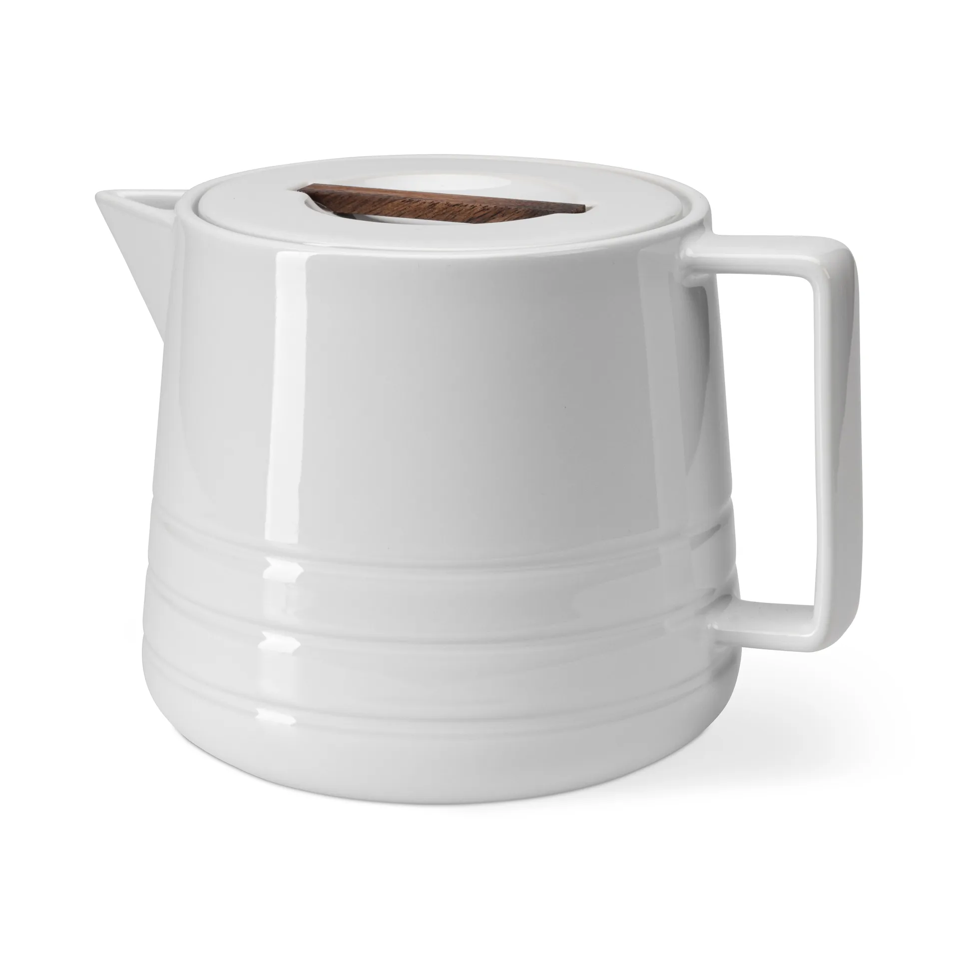 Lines 茶壶/瓷壶 1.5升, 白色 NJRD