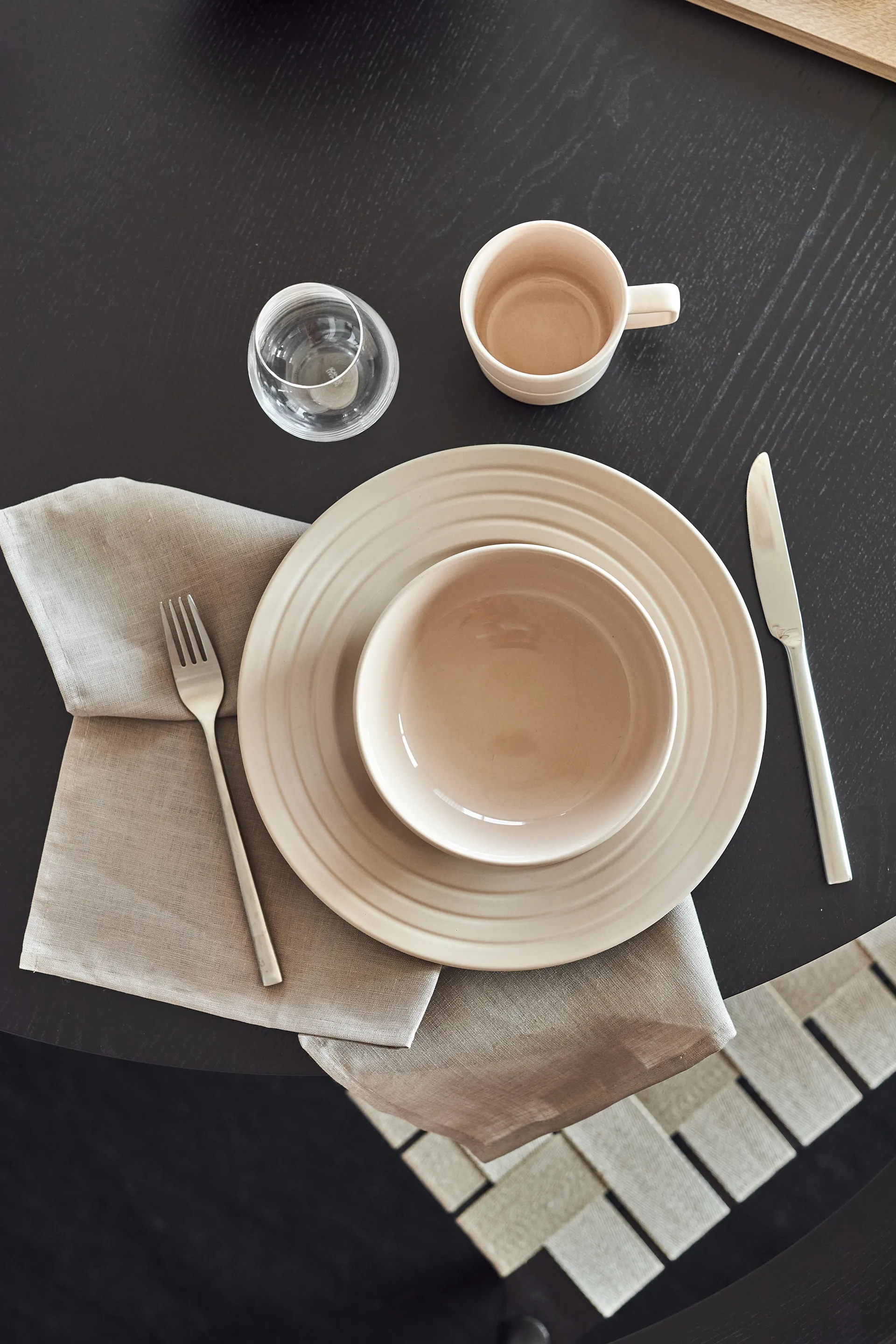 Lines 深碗/宽口碗 Ø16 cm 六件套装, 米色 NJRD