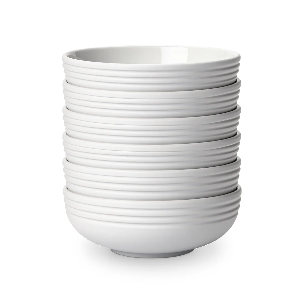 Lines 碗 Ø16cm 六支装, 白色 NJRD