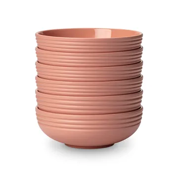 Lines 碗 Ø16cm 六支装 - 粉色 - NJRD