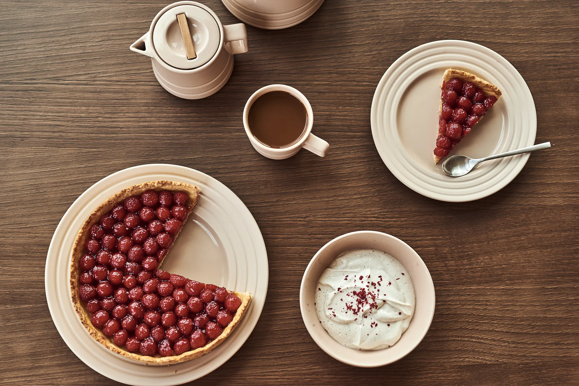 Lines 小号 平盘/西餐盘 Ø21 cm 六件套装, 米色 NJRD