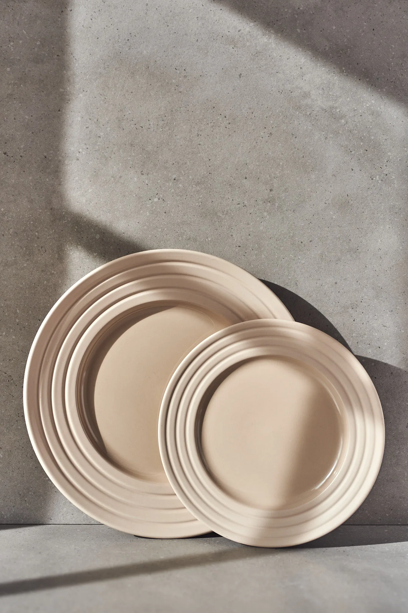 Lines 小盘子 Ø21cm 6个装, 米色 NJRD