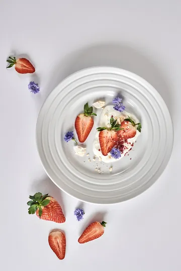Lines 盘子 Ø27cm 六支装 - 白色 - NJRD