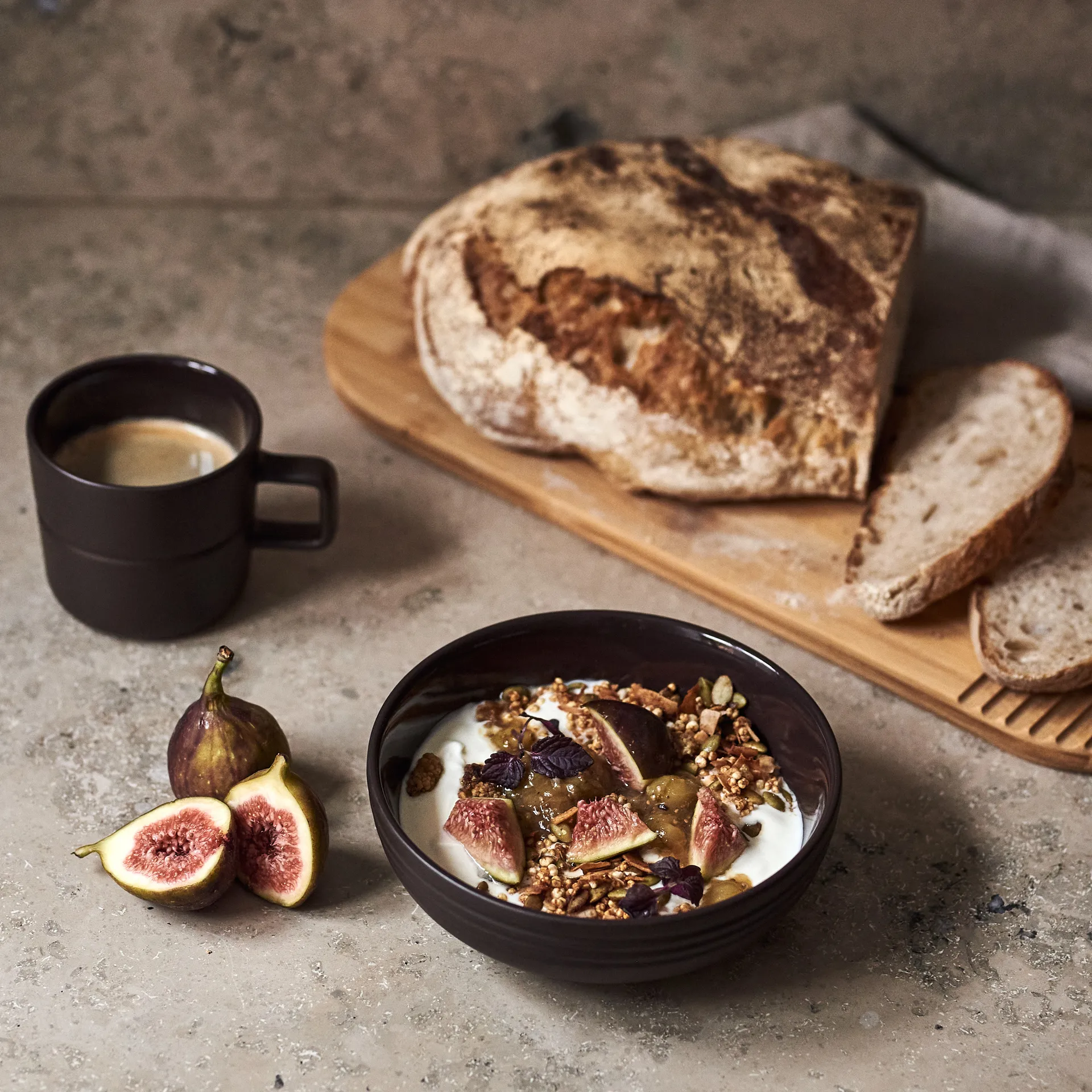 Lines 马克杯 30 cl, 棕色 NJRD