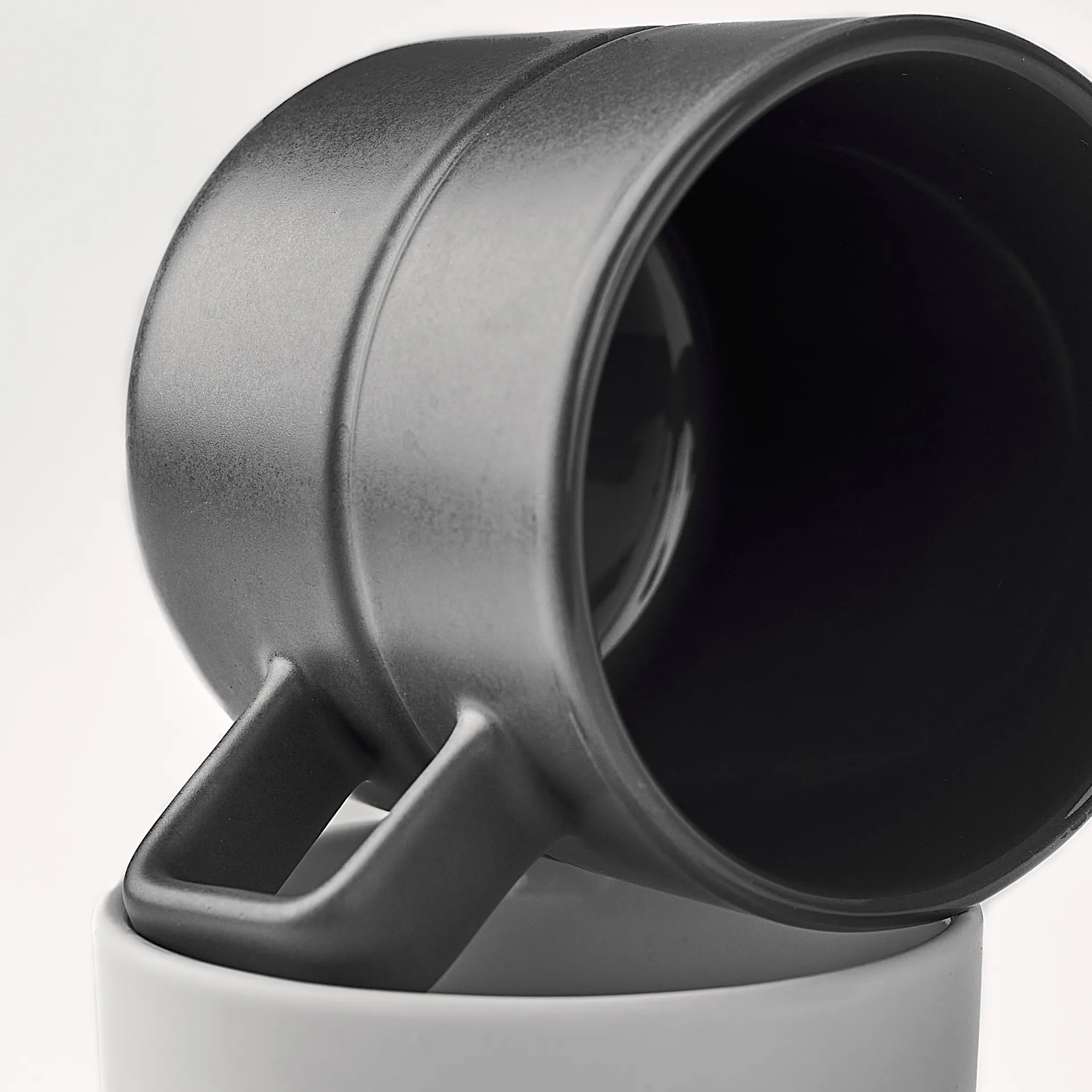 Lines 马克杯/瓷杯 30 cl 两件套装, 深灰色 NJRD