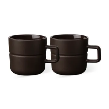 Lines 马克杯 300ml 两支装 - 棕色 - NJRD