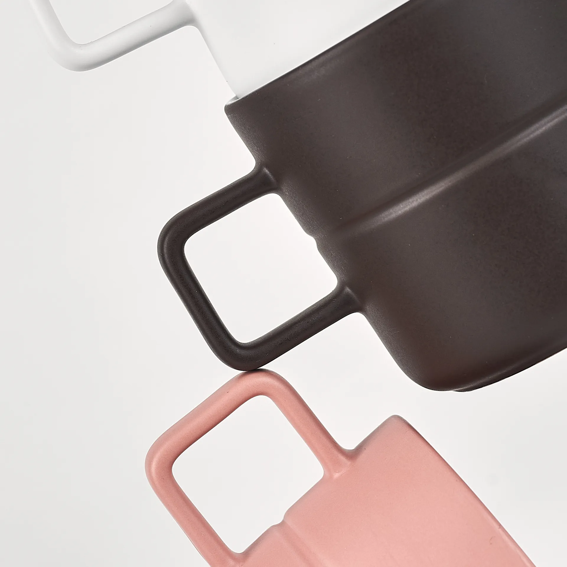 Lines 马克杯/瓷杯 50 cl 两件套装, 棕色 NJRD