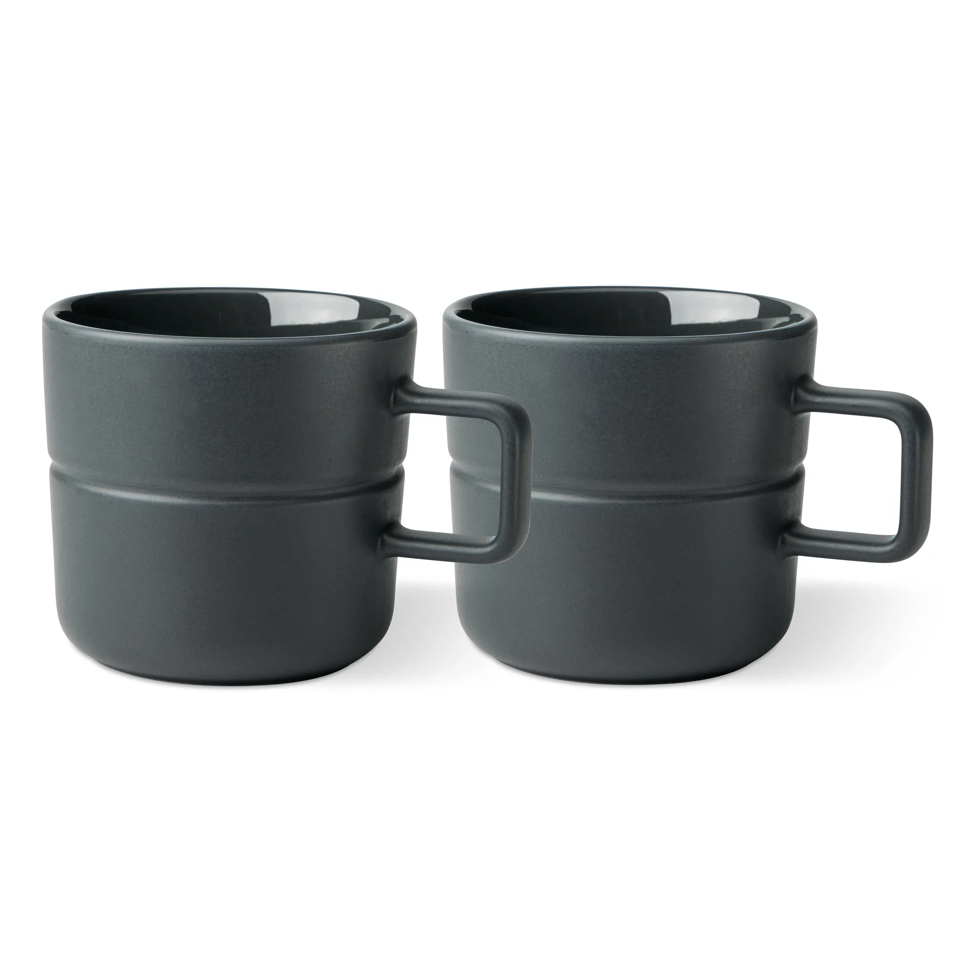 Lines 马克杯 500ml 两支装, 深灰色 NJRD