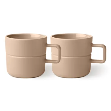 Lines 马克杯 500ml 两支装 - 米色 - NJRD