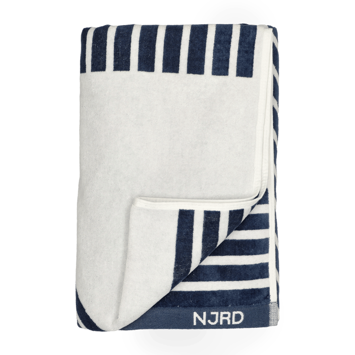 Stripes 条纹几何浴巾 100x150 cm - 蓝色 - NJRD