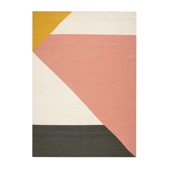 Stripes 几何平织羊毛地毯 粉色 - 170x240 cm - NJRD