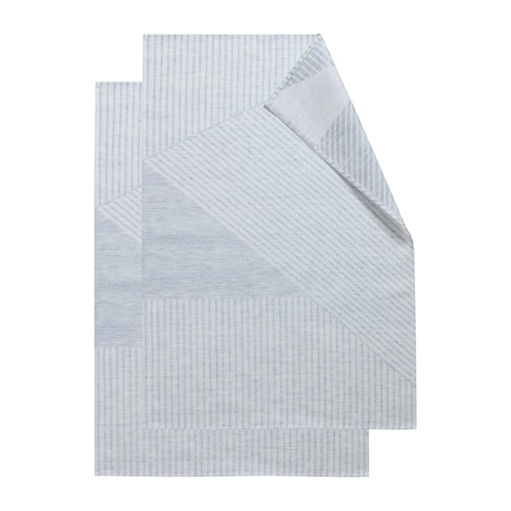Stripes 条纹厨房巾  47x70 cm 两件套装 - 蓝色-白色 - NJRD