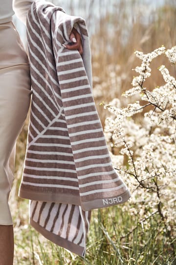 Stripes 条纹浴巾 70x140 cm - 米色 - NJRD