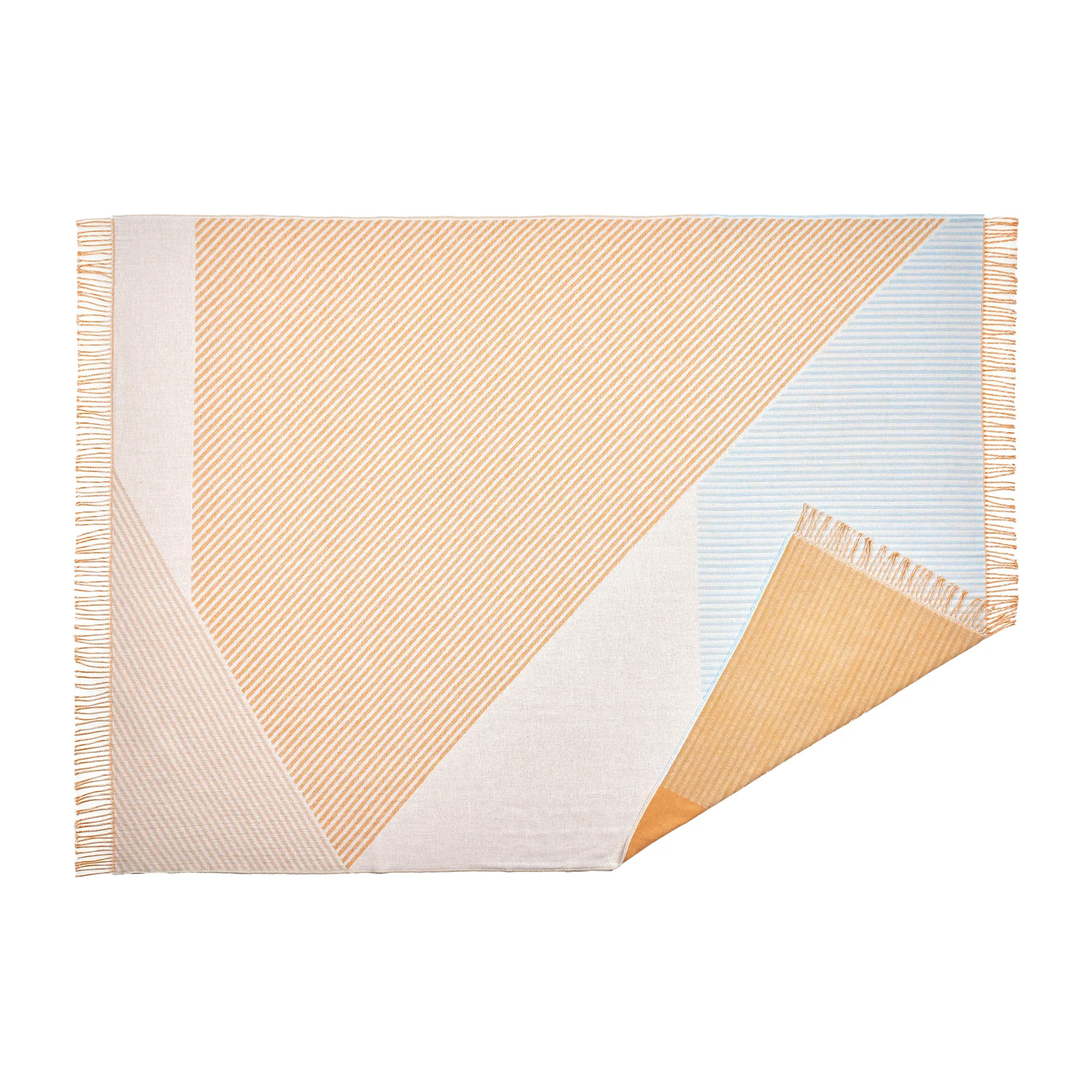 Stripes 条纹棉毯, 黄色 NJRD