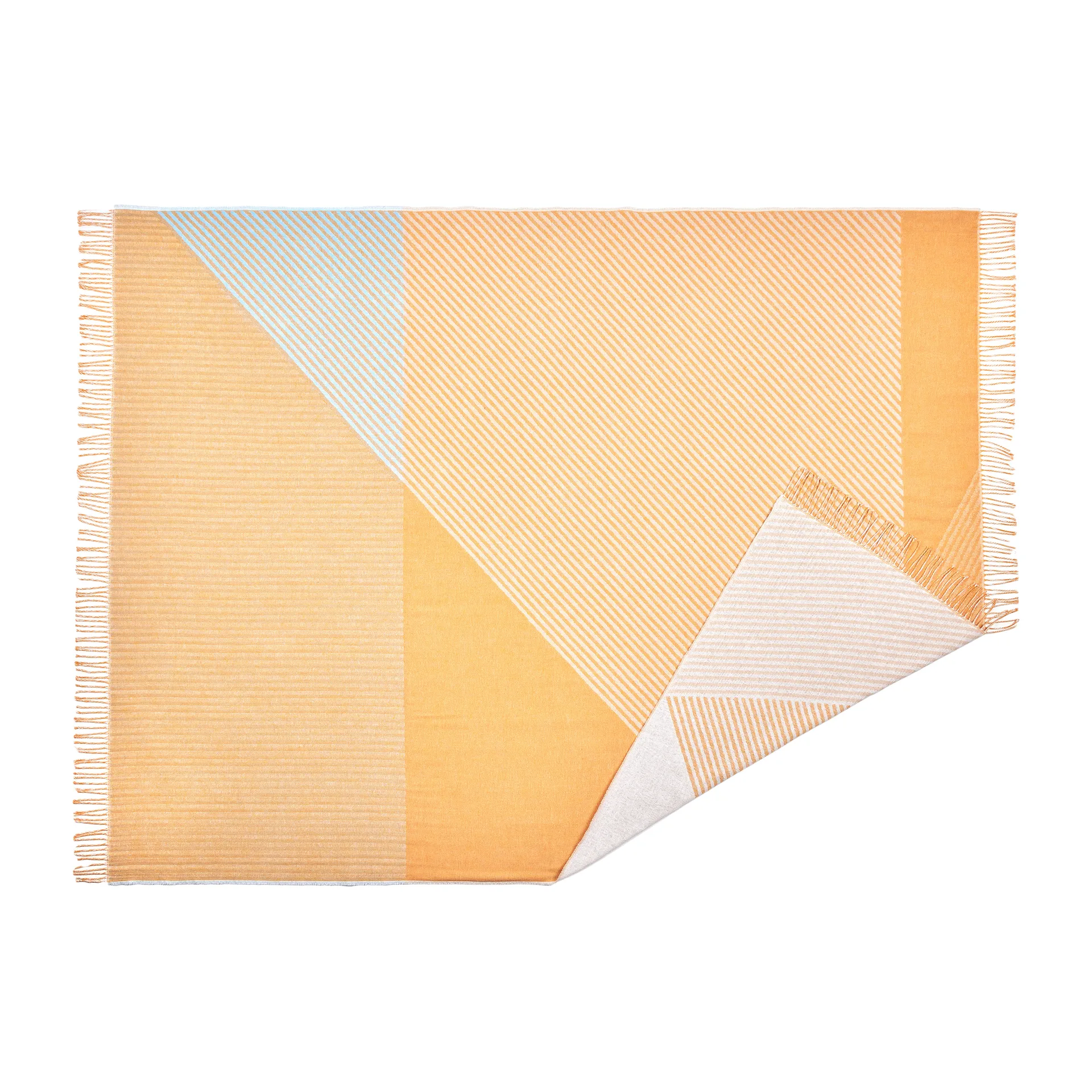Stripes 条纹棉毯, 黄色 NJRD