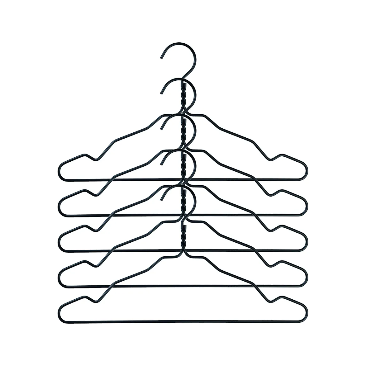 Alu hanger 五件套装, 黑色 Nomess Copenhagen