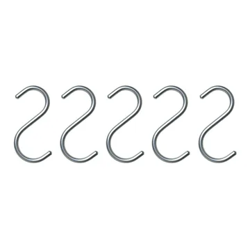 S-Hook 5件装 - 银色 - Nomess Copenhagen