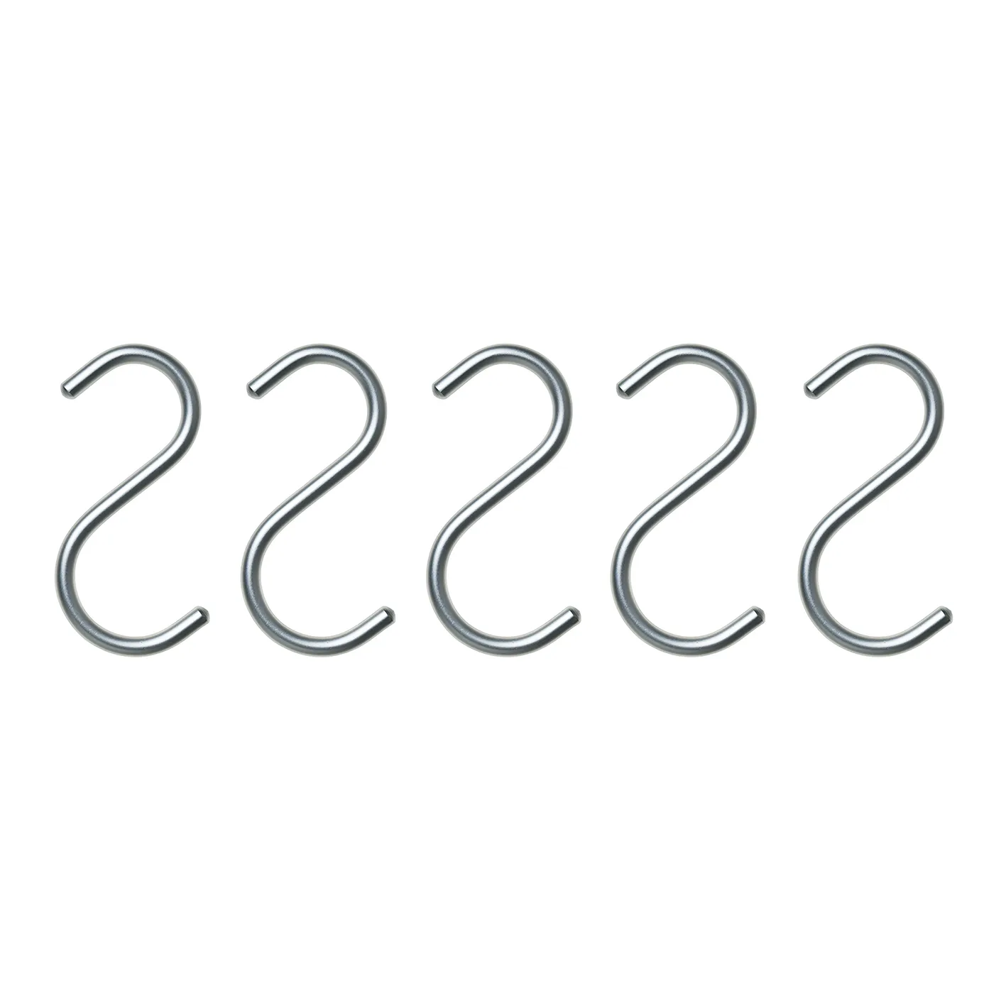 S-Hook 五件套装, 银色 Nomess Copenhagen