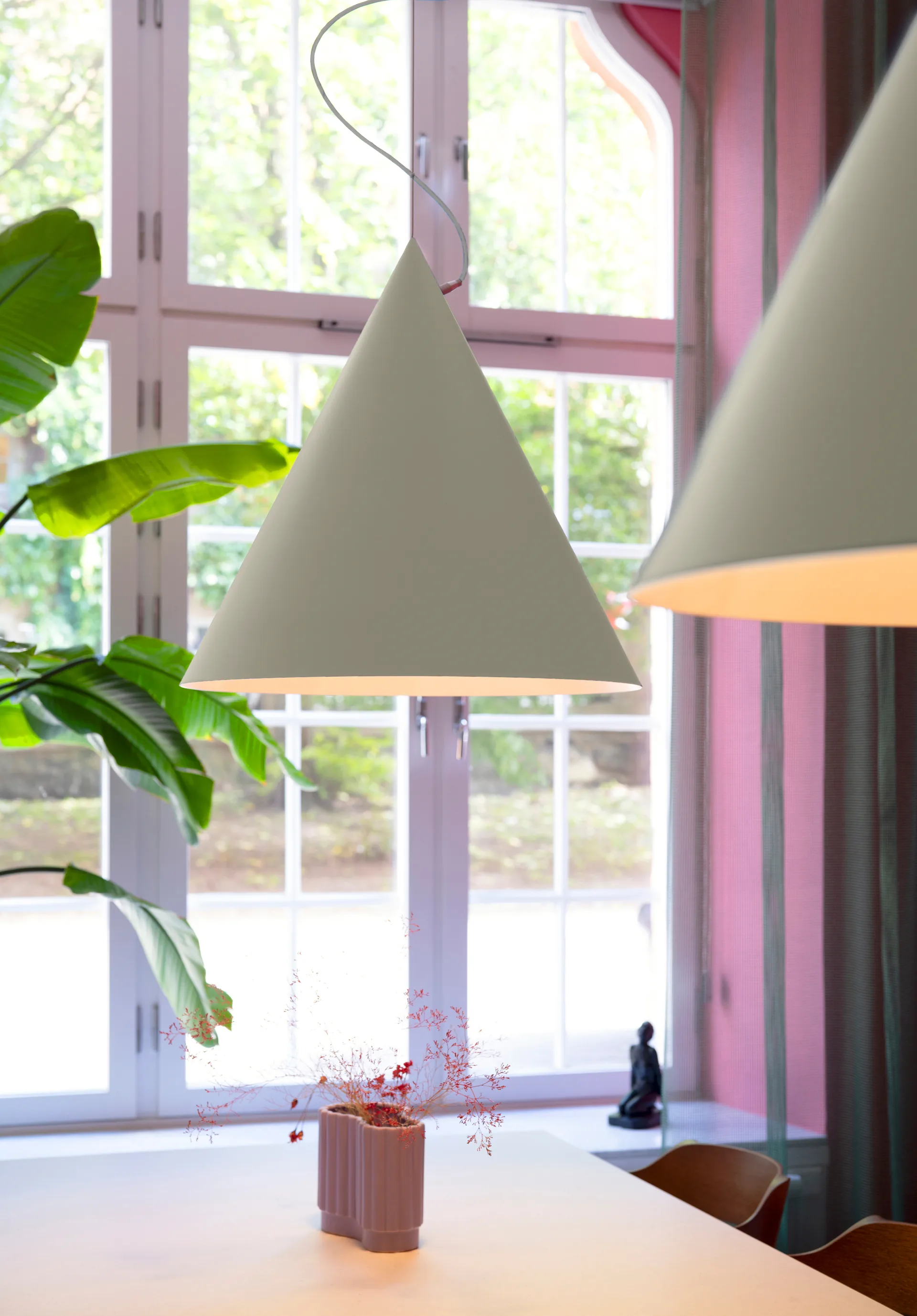 Castor 吊灯 60 cm, 灰色-亮灰-银色 Noon