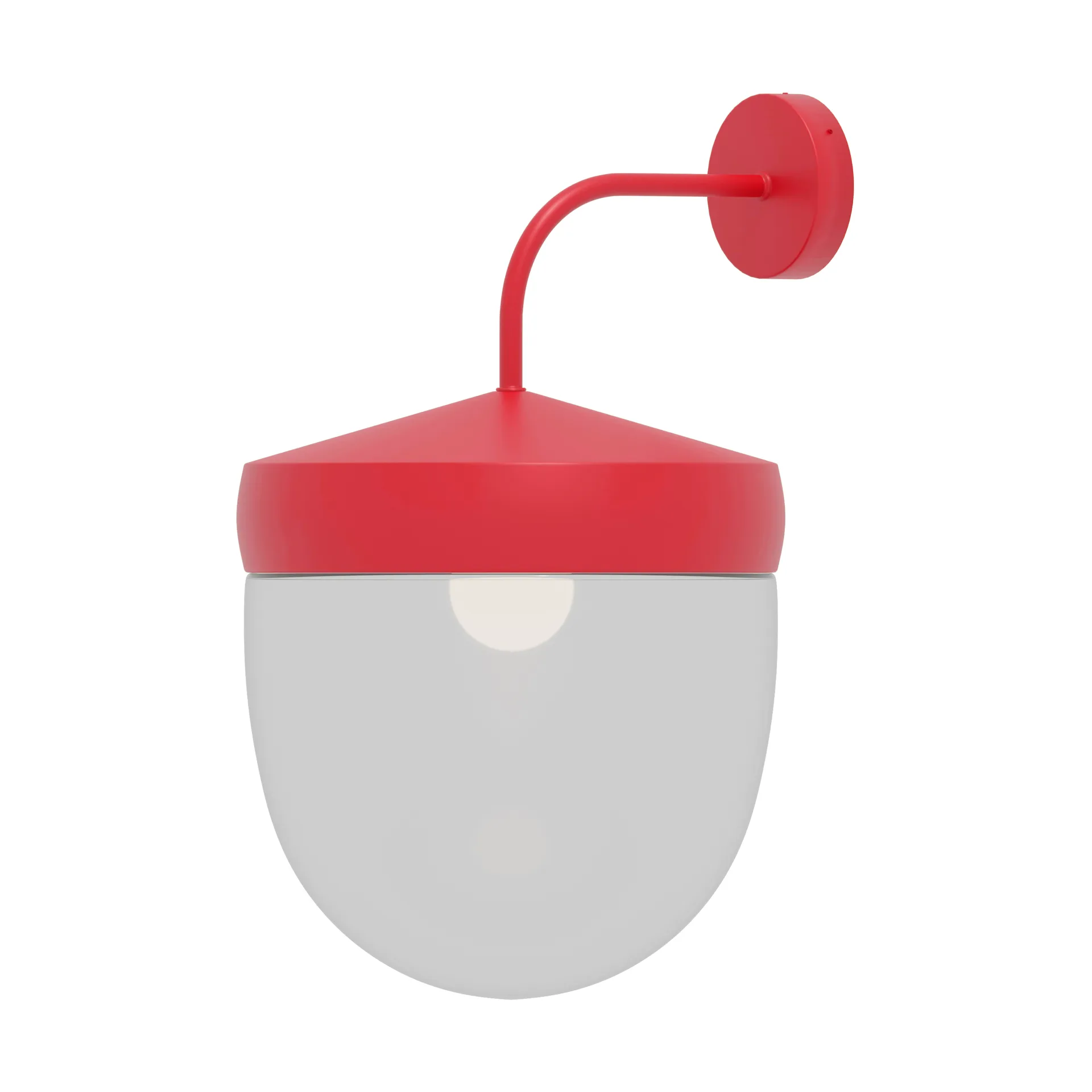 Pan 壁灯 clear 30 cm, 红色 Noon