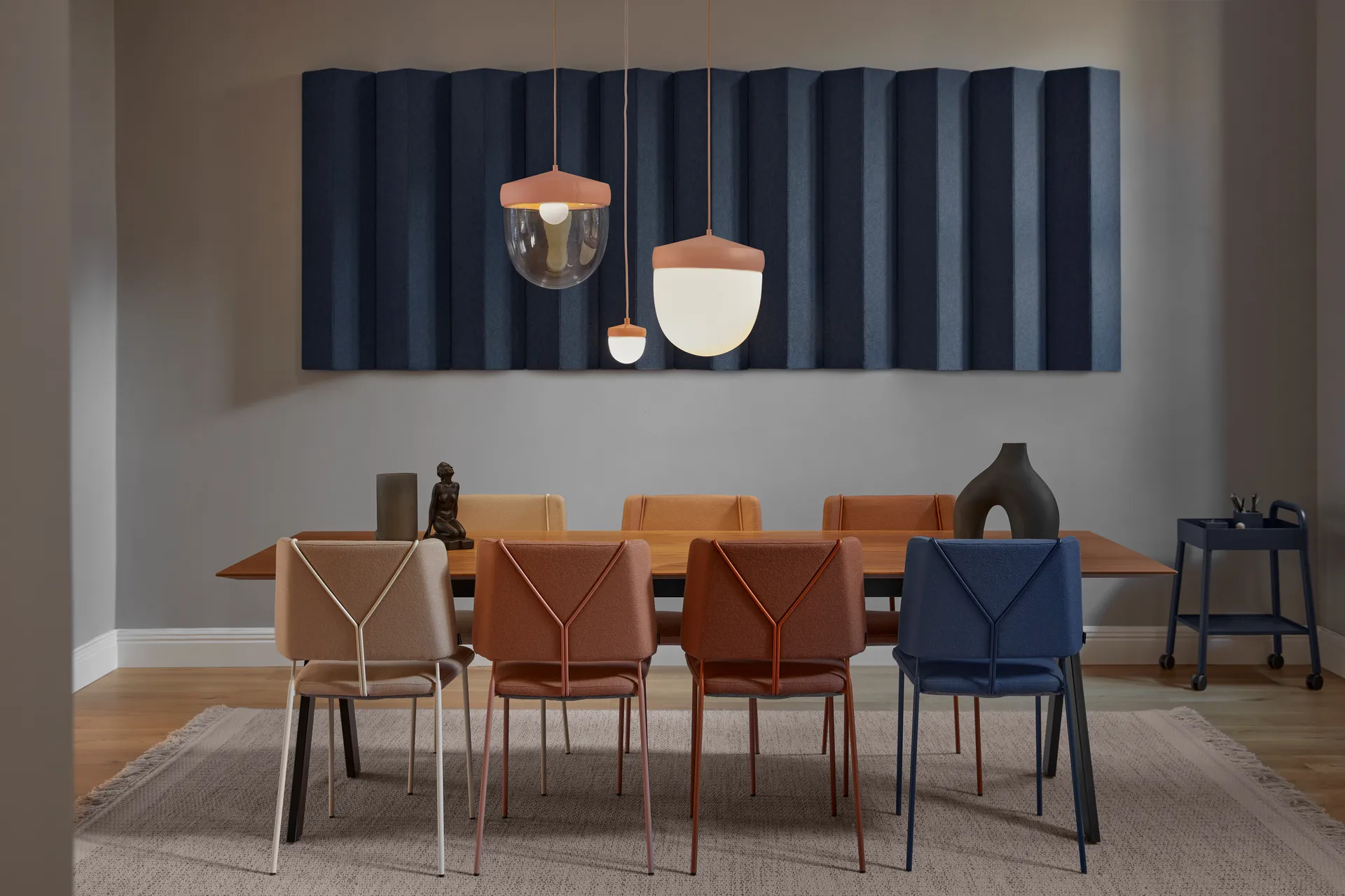 Pan 吊灯 frosted 30 cm, Apricot-apricot Noon