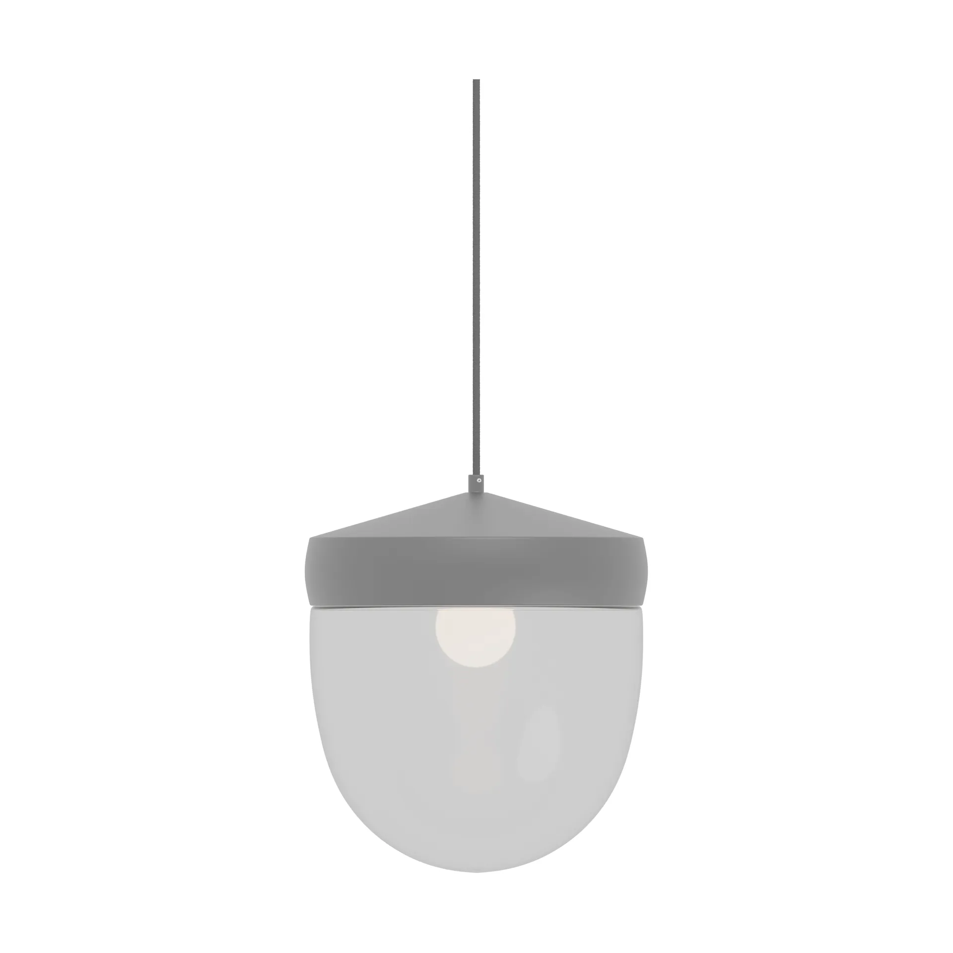 Pan透明吊灯30cm, 灰色_浅灰色 Noon
