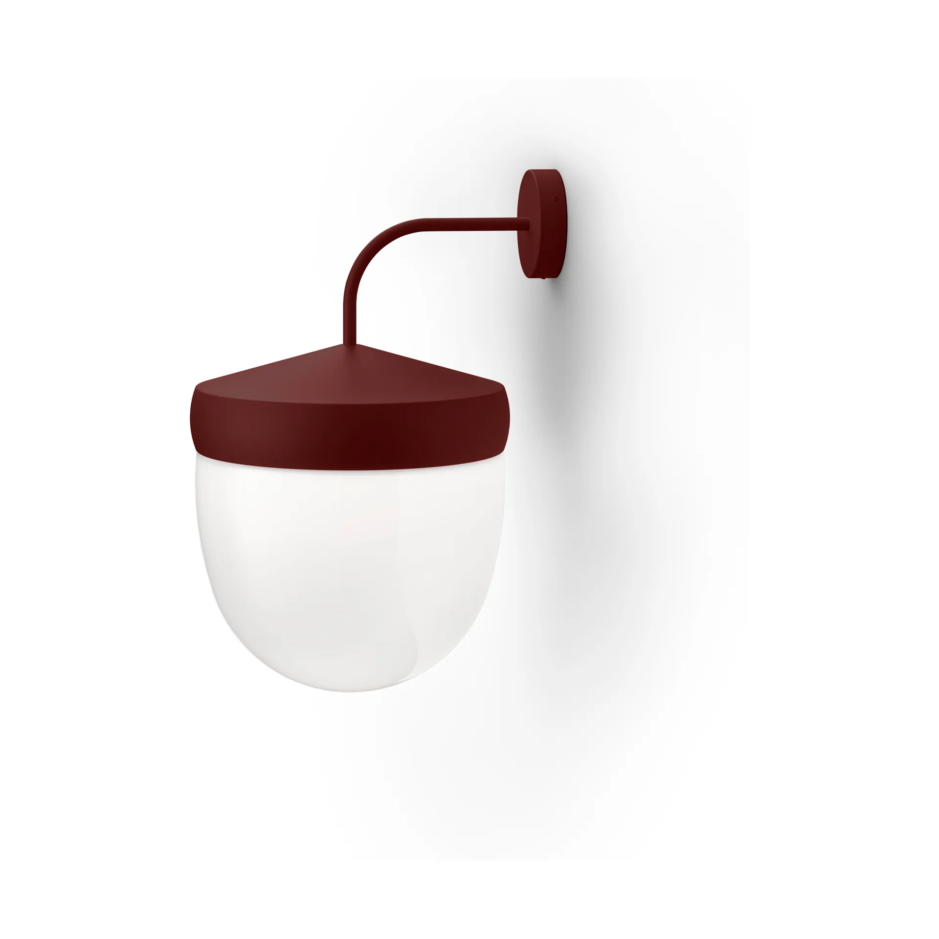 Pan磨砂壁灯30cm, 波尔多红 Noon